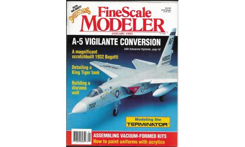 Revista Fine Scale Modeler 1993-01 A-5 Vigilante